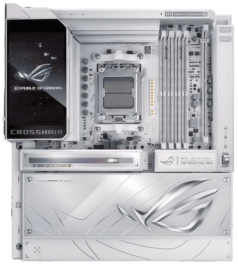 Torrelodones PC - Montaje Placa Base ASUS ROG CROSSHAIR X870E GLACIAL Torrelodones